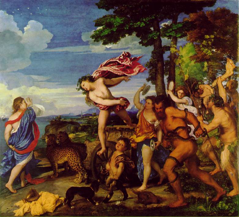 TIZIANO Vecellio Bacchus and Ariadne ar